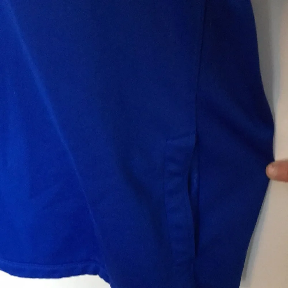 Nike Golf Mens 1/4 Zip Blue Long Sleeve Fleece Pullover Shirt - sz XL